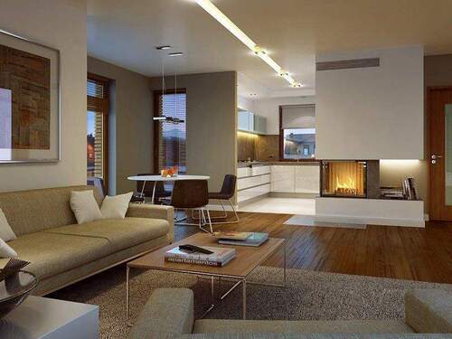 Ansicht Wohnzimmer 1 - 5 Zimmer Doppelhaushälfte zum Kaufen in Radebeul