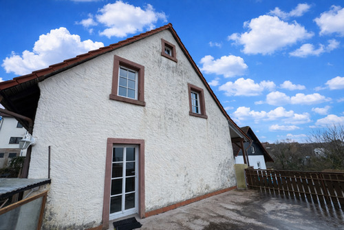 Seitenasicht von der Terrasse aus gesehen - 