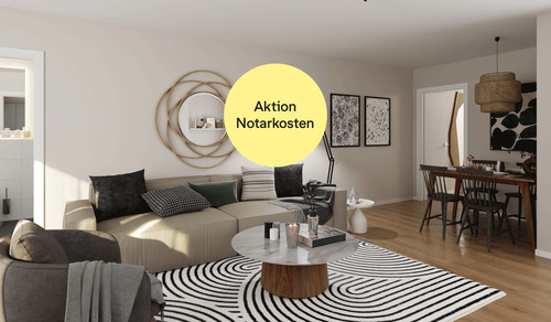Aktion: Notarkosten - Helle Wohnung mit zwei Dachterrassen