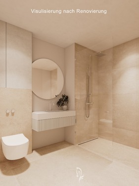 Visualisierungsbeispiel Bad nach Modernisierung - 