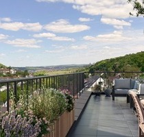 Ganze Etage, Balkonterrassenwohnung - 4,5 Zimmer - Neubau mit 5 Wohneinheiten, hier WE 5 - Höchberg