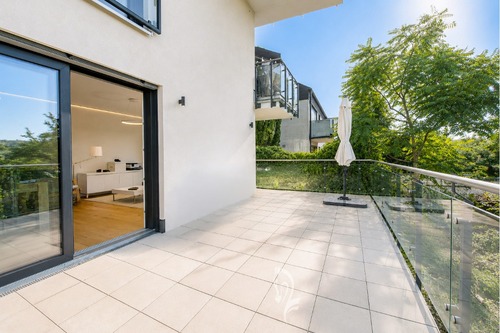 Terrasse - 4 Zimmer Erdgeschoßwohnung in Höchberg
