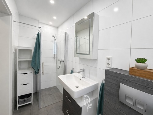 Duschbad/WC - 