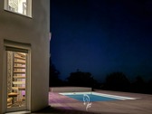 Night View auf den Pool - 