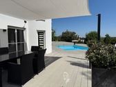 Terrasse mit Pool - Ferienhaus mit 56,00 m&sup2; in Würzburg zum Kaufen