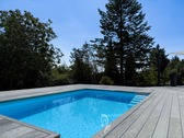 Pool mit fahrbahrem Pooldeck - 