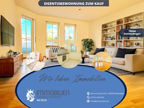 Vorlage Breites Anfangsbild - Eigentumswohnung grenznah zur Schweiz * 3-Zimmer * Wohnung