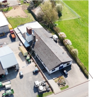 DJI_20260415123952_0014_D - VOLL AUSGESTATTETE SCHREINEREI, Heizung, Spänebunker, evtl. weiter bebaubar! Potenzial für viele Gew
