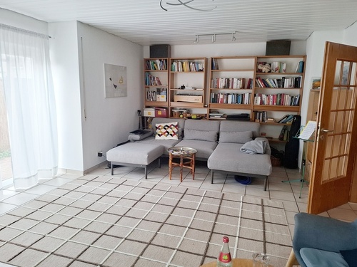Wohnzimmer - Doppelhaushälfte mit 135,00 m&sup2; in Schönau zum Kaufen