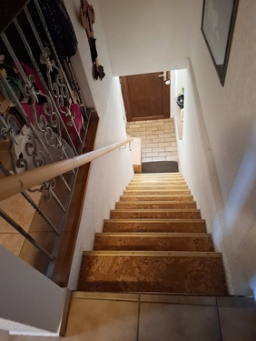 Eingang mit Treppe ins 1.OG - 