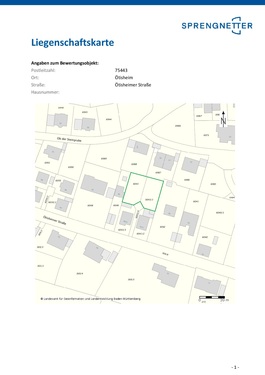 Lageplan beide Grundstücke - 