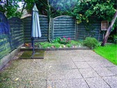Terrasse hinterm Haus - 
