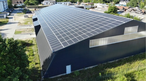 Drohnen-Photo - Halle zur Miete in Schleswig