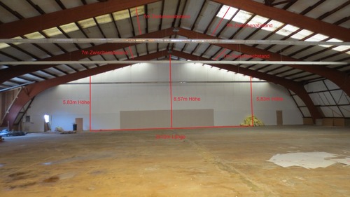 Halle Innen-Maße - 