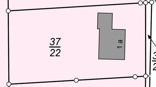 Flurkarte gross 01-04-2022 - Charmantes Baugrundstück in Garding mit Altbestand – ruhig, sonnig, familienfreundlich
