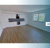 Traumhafte 3-Zimmer-Wohnung mit EBK, großem Balkon, Gäste-WC, u.v.m. im Neubauquartier 