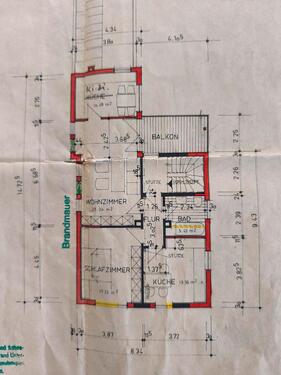 Foto - 3 Zimmer Wohnung, 1. Stock, 75 qm. Großer Balkon, EBK
