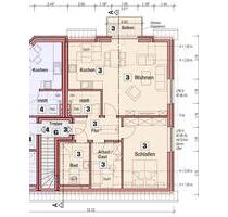 3 Zimmer Wohnung Dachgeschoss in Neubau - Erstbezug - Leer (Ostfriesland)