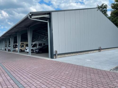 Foto - Wohnmobil Stellplatz Wohnwagen Stellplatz