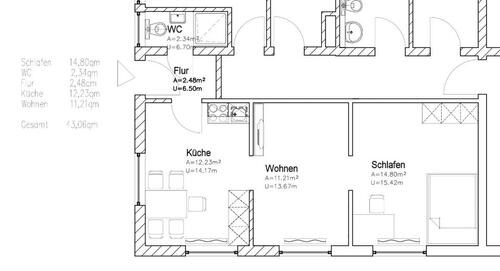 Foto - 2 Zimmer Erdgeschoßwohnung zur Miete in Bielefeld