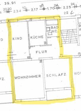 Foto - 3-Zimmer-Wohnung Erbbaurecht 1.OG Augsburg-Pfersee zum Gestalten