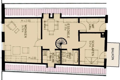 Foto - 2 Zimmer Etagenwohnung zur Miete in Landshut