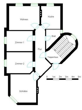 Foto - Etagenwohnung in Nordhausen zur Miete