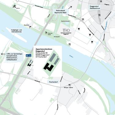 Foto - 2 Zimmer Etagenwohnung zur Miete in Deggendorf