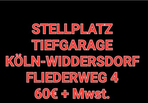 Foto - Stellplatz Tiefgarage Köln-Widdersdorf zur Miete
