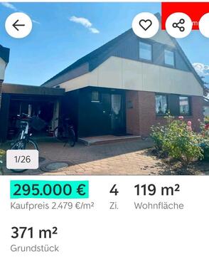 Foto - Haus mit Deichblick in Glückstadt