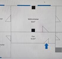 XXL 3 Zimmer Wohnung in Seenähe, Neu renoviert - Großräschen