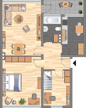 Foto - Ruhiges Haus, nette Nachbarn, schöne Wohnung - einziehen & wohlfühlen..