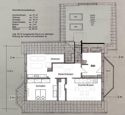 Foto - 3 Zimmer Dachgeschoßwohnung zum Kaufen in Nassenfels