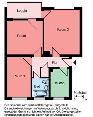 Foto - 3 Zimmer Etagenwohnung zur Miete in Geseke