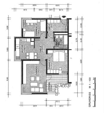 Foto - 3-Zimmer-Wohnung mit Balkon & Tiefgaragenstellplatz
