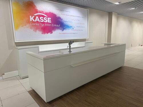 Foto - Geschäftsauflösung Kasse Tresen Theke Kommode