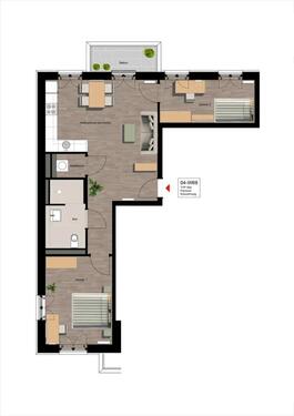 Foto - 3 Room New Apartment for rent in an Amazing location in Niederrad