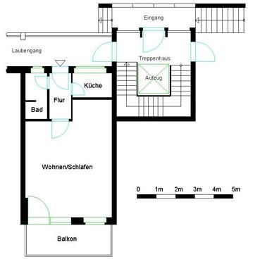 Foto - Etagenwohnung in Nordhausen zur Miete