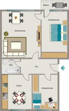 Foto - Etagenwohnung zur Miete in Marl