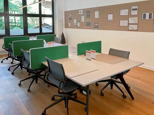 Foto - Coworking-Bereich in Regus Leuchtenfabrik