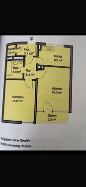 Foto - 2 Zimmer Wohnung - 946,00&nbsp;EUR Kaltmiete, ca.&nbsp; 59,00&nbsp;m&sup2;