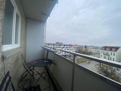 Foto - Möblierte 1-Zimmer-Wohnung im Zentrum Rostock, Balkon