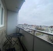 Möblierte 1-Zimmer-Wohnung im Zentrum Rostock, Balkon