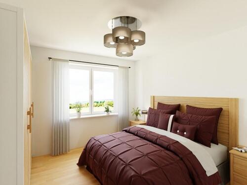 Foto - Familienwohnung Balkon Bad mit Fenster
