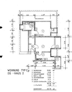 Foto - 2 Zimmer Dachgeschoßwohnung zur Miete in München