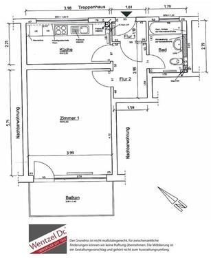 Foto - 1 Zimmer Etagenwohnung zur Miete in Ahrensburg