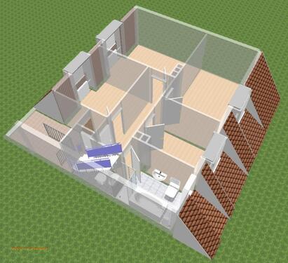 Foto - 3 Zimmer Dachgeschoßwohnung zur Miete in Essen