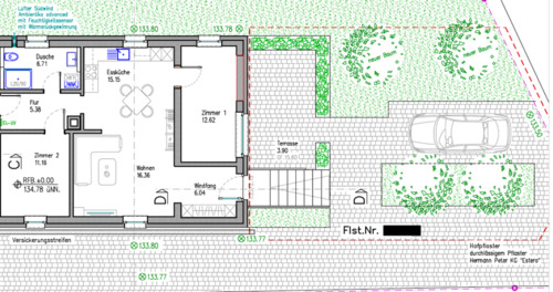 Foto - 3 Zimmer Etagenwohnung zur Miete in Rheinau