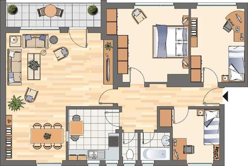 Foto - 4 Zimmer Erdgeschoßwohnung zur Miete in Arnsberg