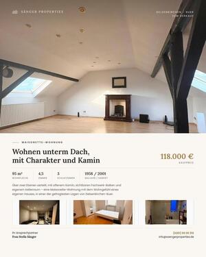 Foto - Charmante 4,5 Zimmer Maisonetten Wohnung GE Buer